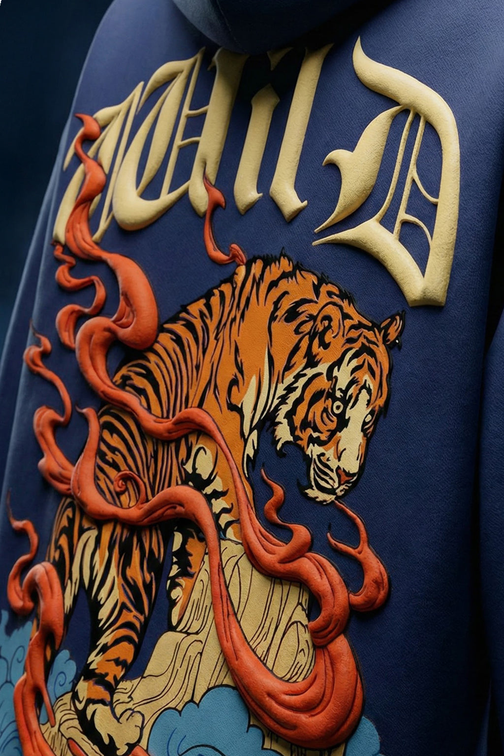 Wild Future Dusk Oversized Puff Printed Exclusive Hoodie