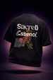 Sacred Black Plus Size Printed Exclusive T-Shirt
