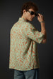 Coral Wave Orange All Over Print Oversized Exclusive Shirt