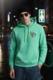 Frog Original Green Regular Fit Back Printed Hoodie
