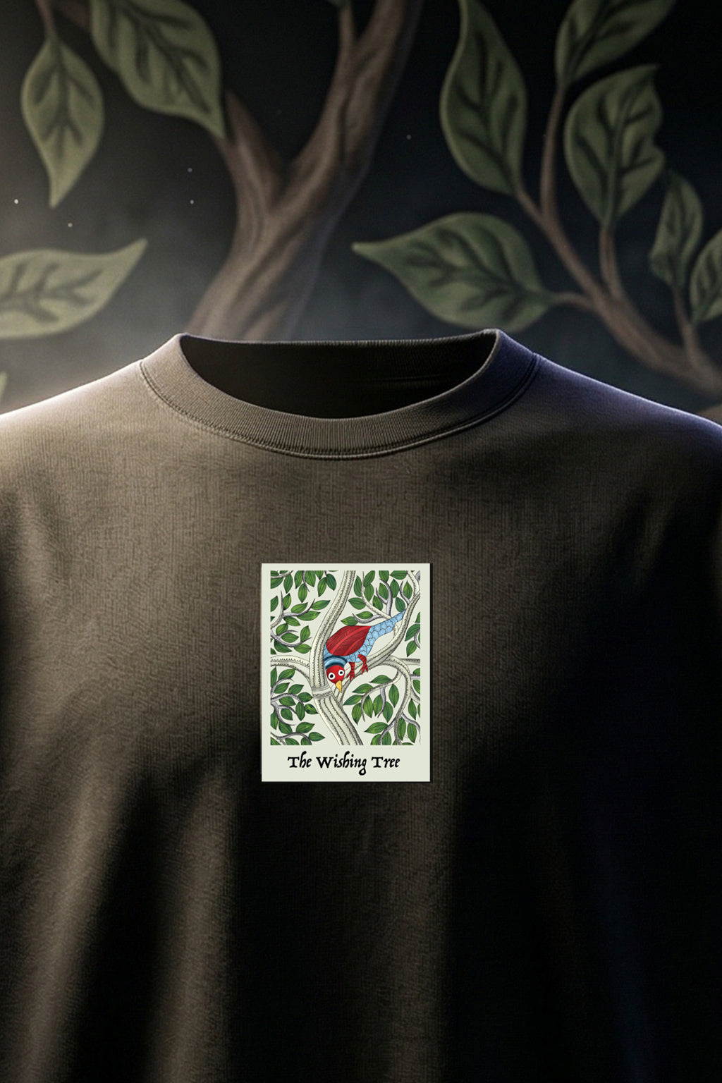 कल्पवृक्ष Black Printed Exclusive T-shirt Supreme Edition