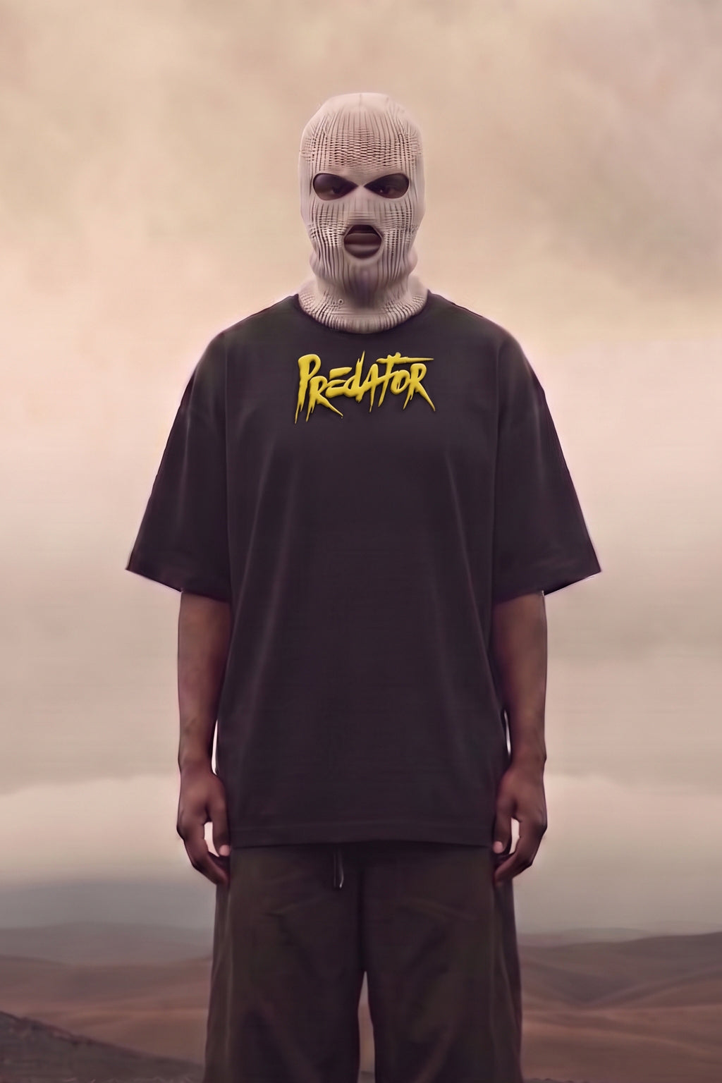 Predator Black 3D Puff Print Exclusive T-shirt Supreme Edition