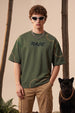 Black Panther Olive Back Printed Exclusive T-shirt Supreme Edition