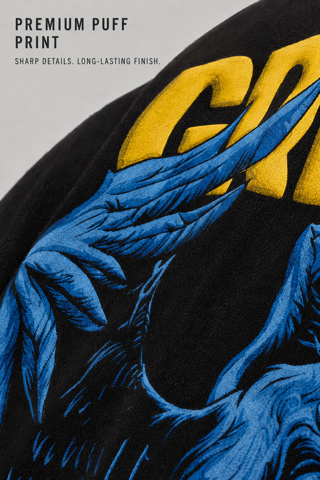 Griffin Black 3D Puff Print Exclusive T-shirt Supreme Edition