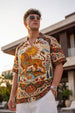 Majestic Sun Swanwhite All Over Print Oversized Exclusive Shirt