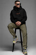 Fawn Contrast Stripe Relaxed Fit Nylon Exclusive Jogger