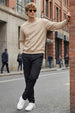 Black Pure Woven Narrow Fit 5 Pocket Exclusive Cargo