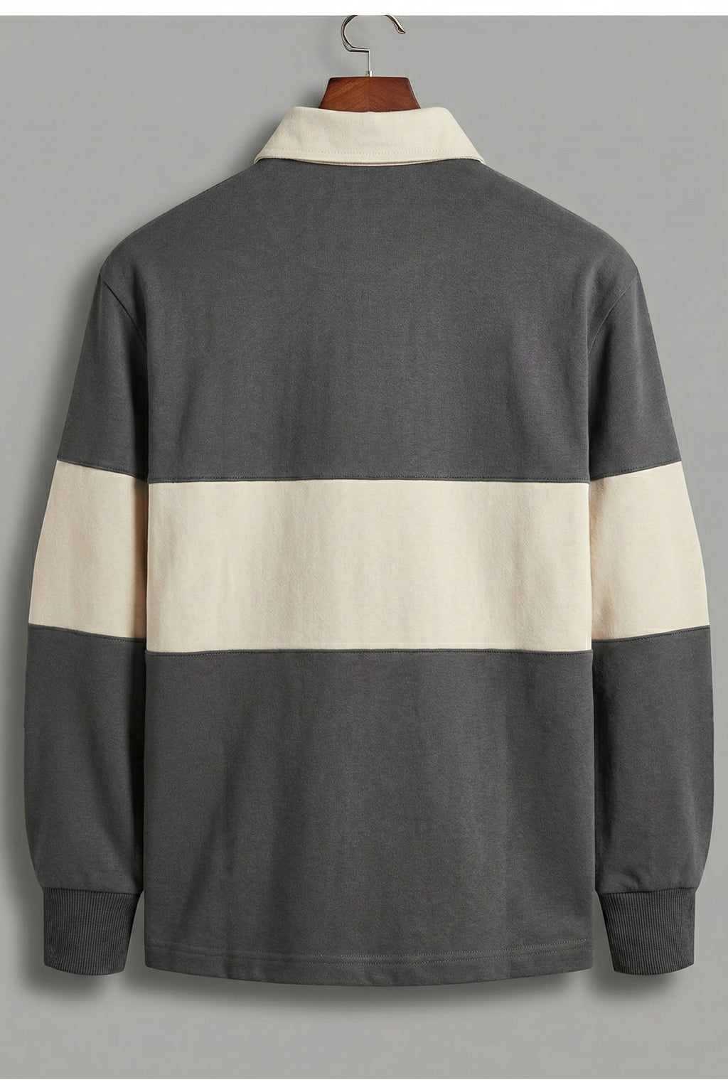 Champs Beige Oversized Full Sleeve Exclusive Polo T-shirt