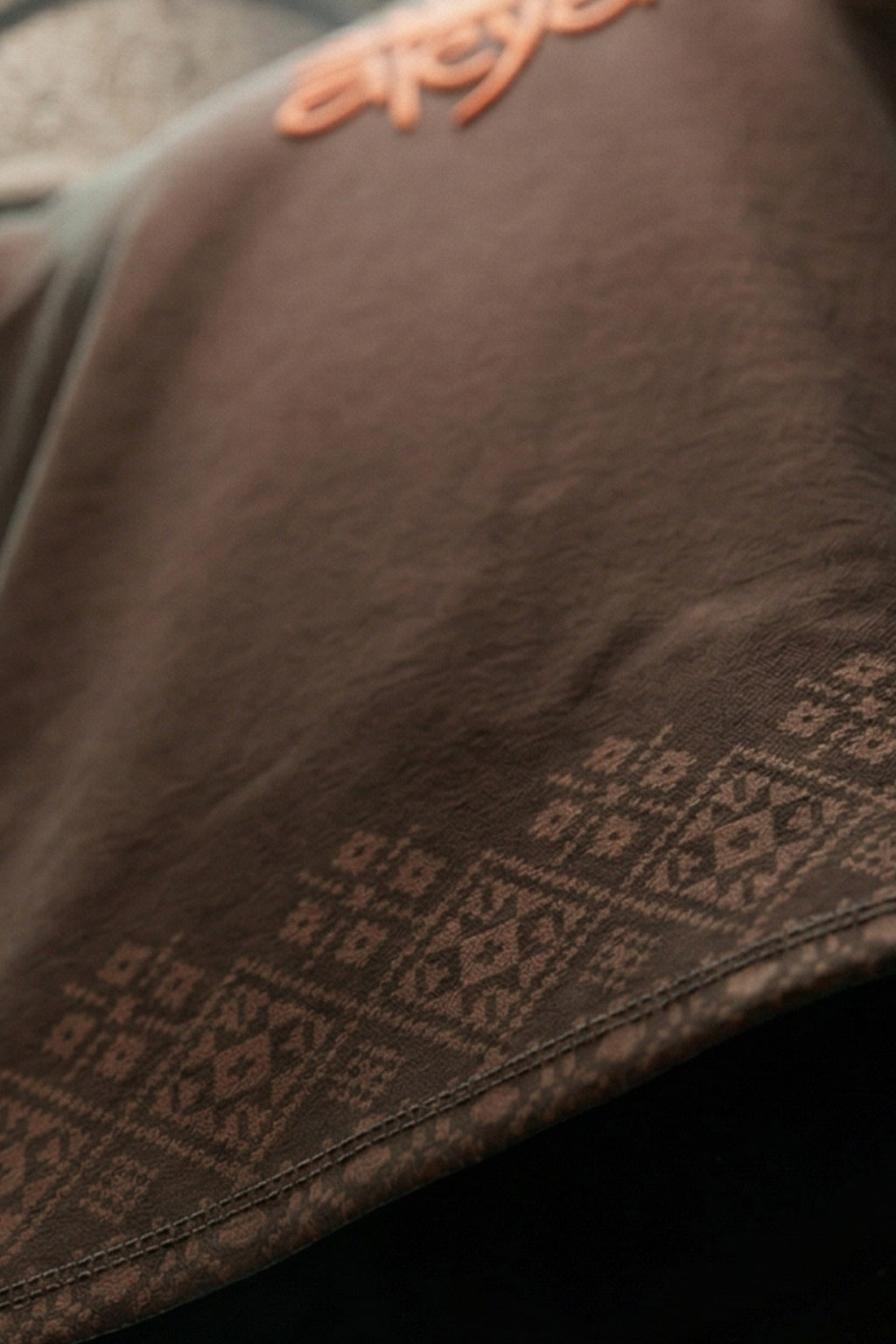 आर्य Brown Puff Printed Exclusive T-shirt Supreme Edition