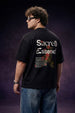 Sacred Black Plus Size Printed Exclusive T-Shirt
