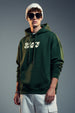 Skate Crew Smoke Pine Oversized Printed Hoodie