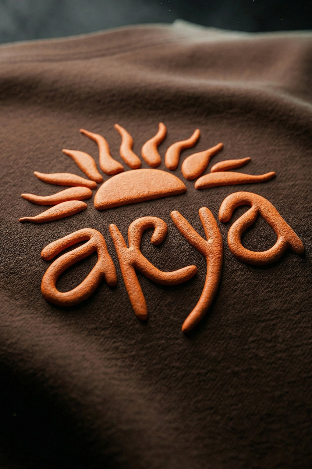 आर्य Brown Puff Printed Exclusive T-shirt Supreme Edition