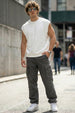 Grey 5 Pocket Woven Straight Fit Exclusive Cargo Pant With Adjustable Ankle