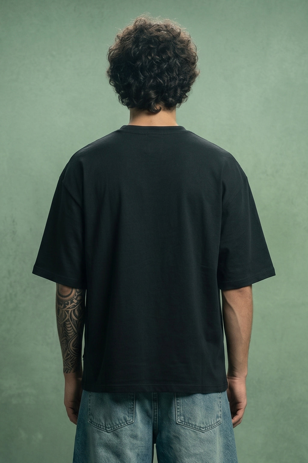 Beyond Illusion Black Front Printed Exclusive T-shirt