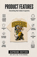 Warrior Swanwhite 3D Puff Print Exclusive T-shirt Supreme Edition