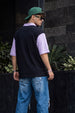 Veirdo Black Oversized Polo T-shirt