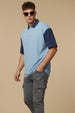 Bear Blue Oversized Polo T-shirt