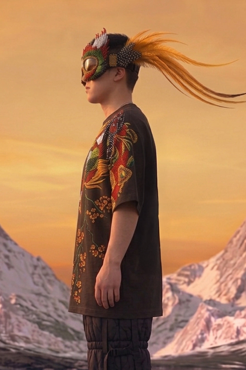 Burn Break Brown Front Printed Exclusive T-shirt Supreme Edition