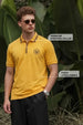 Veirdo City Yellow Regular Fit Pique Lycra Exclusive Polo T-Shirt