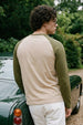 Veirdo Swanwhite & Olive Raglan Full Sleeve Printed T-shirt