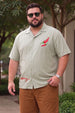 Extra Spicy Fogg Green Plus Size Printed Exclusive Shirt