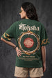 मोक्ष Green Printed Exclusive T-shirt Epic Collection For Women