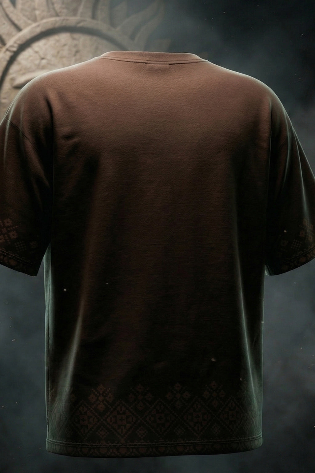 आर्य Brown Puff Printed Exclusive T-shirt Supreme Edition