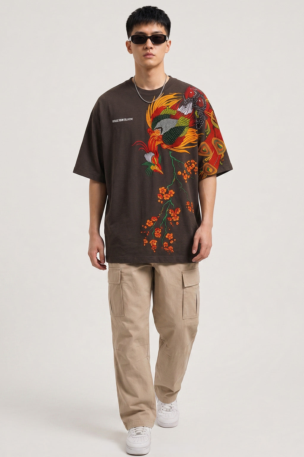 Burn Break Brown Front Printed Exclusive T-shirt Supreme Edition