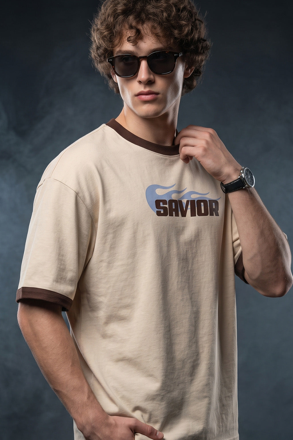 Savior Swanwhite Oversized Printed T-shirt