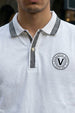 Veirdo City White Regular Fit Pique Lycra Exclusive Polo T-Shirt