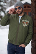Raw Power Olive Regular Fit Exclusive Pilot Bomber Jacket