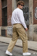 Beige Bellow Pocket Woven Exclusive Cargo Pant