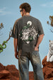 Veirdo Tiger Grey 3D Puff Print Exclusive T-shirt Supreme Edition