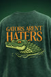 Gators Green Plus Size Acidwash Printed Exclusive T-Shirt