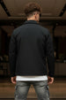 Dark Grey 4-Pocket Regular Fit Nylon Exclusive Shacket