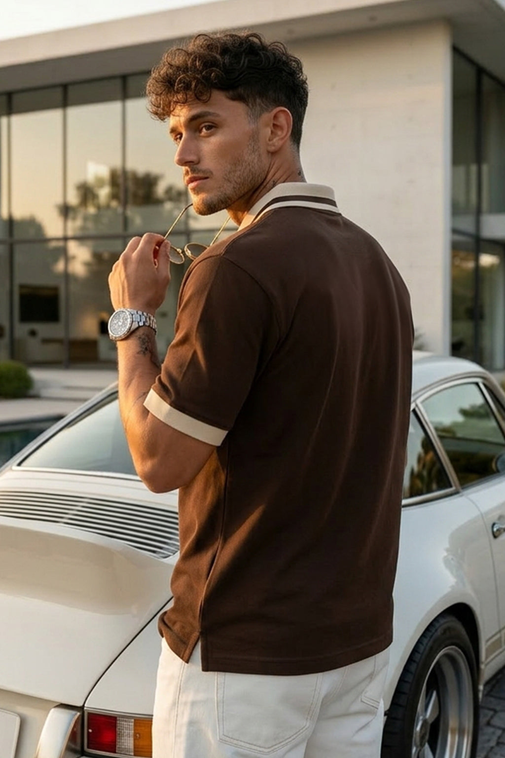 Limitless Chocolate Regular Fit Exclusive Polo T-Shirt