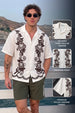 Oasis FloralWhite Oversized Printed Exclusive Shirt
