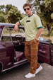 The Phase Fogg Green Oversized Printed T-shirt