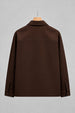 Brown Exclusive Black Premium Button Detail Exclusive Shacket