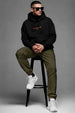 Taupe Contrast Stripe Relaxed Fit Nylon Exclusive Jogger