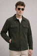 Olive Green 4 Pocket Loose Fit Exclusive Corduroy Jacket