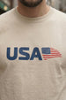 USA Swanwhite Regular Fit Printed T-shirt