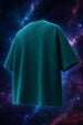 Green Plain Oversized Acid Washed Exclusive T-shirt