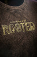 Rooted Brown Acid Washed Printed Exclusive T-shirt Epic Collection