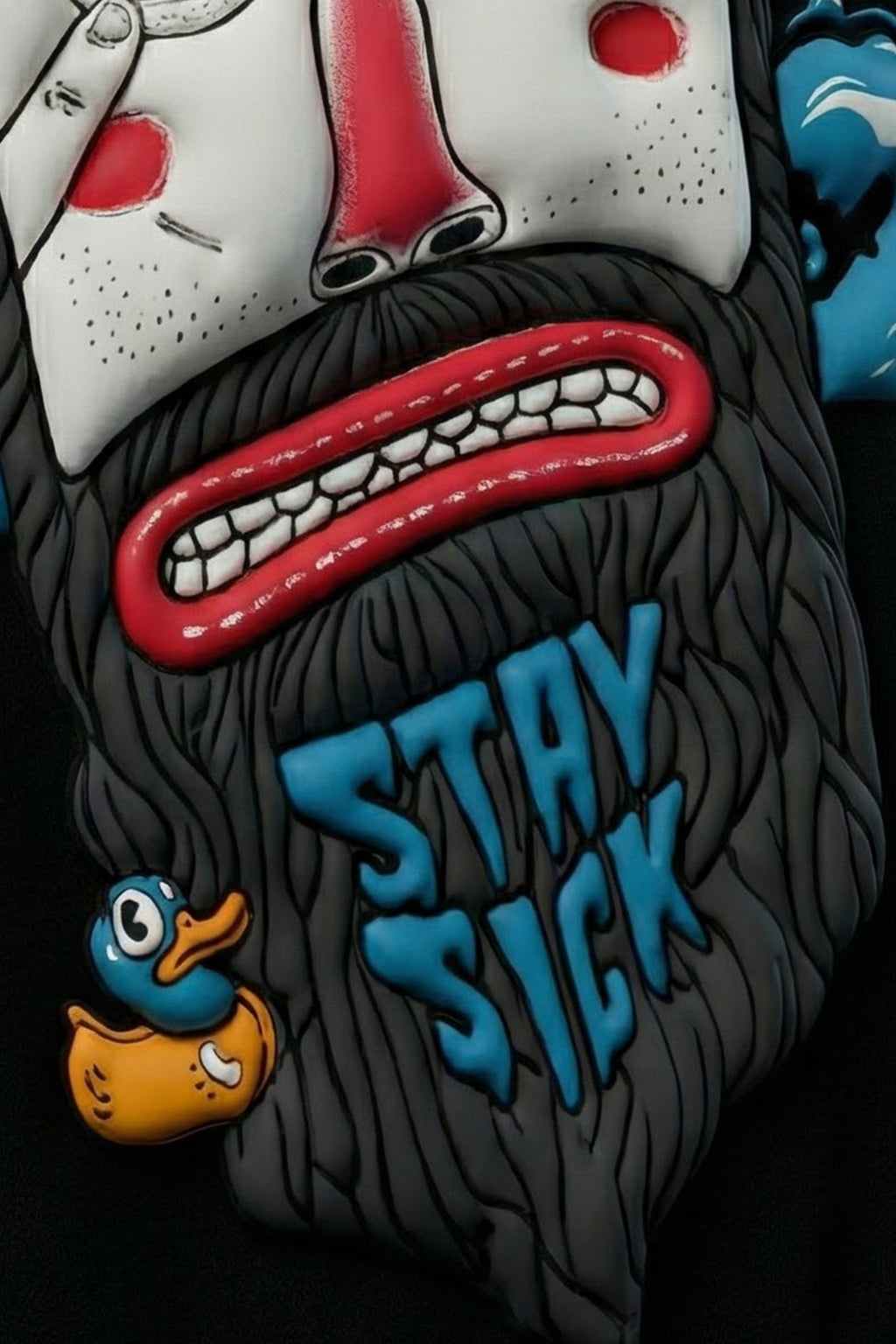 Hoops Black Oversized Printed Exclusive Hoodie