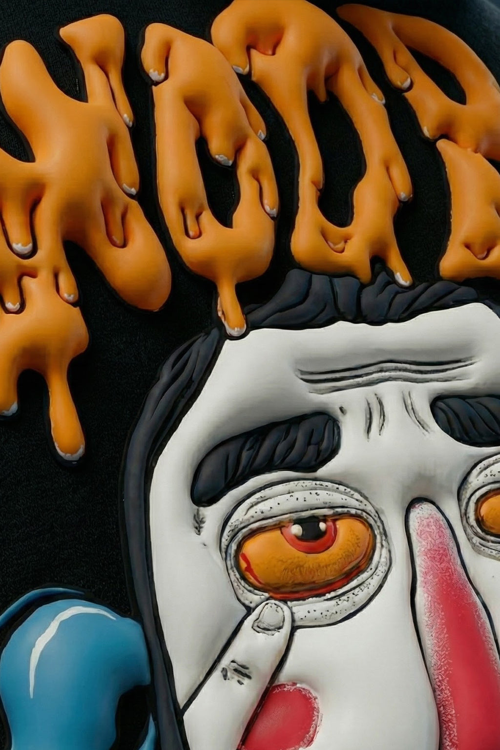 Hoops Black Oversized Printed Exclusive Hoodie