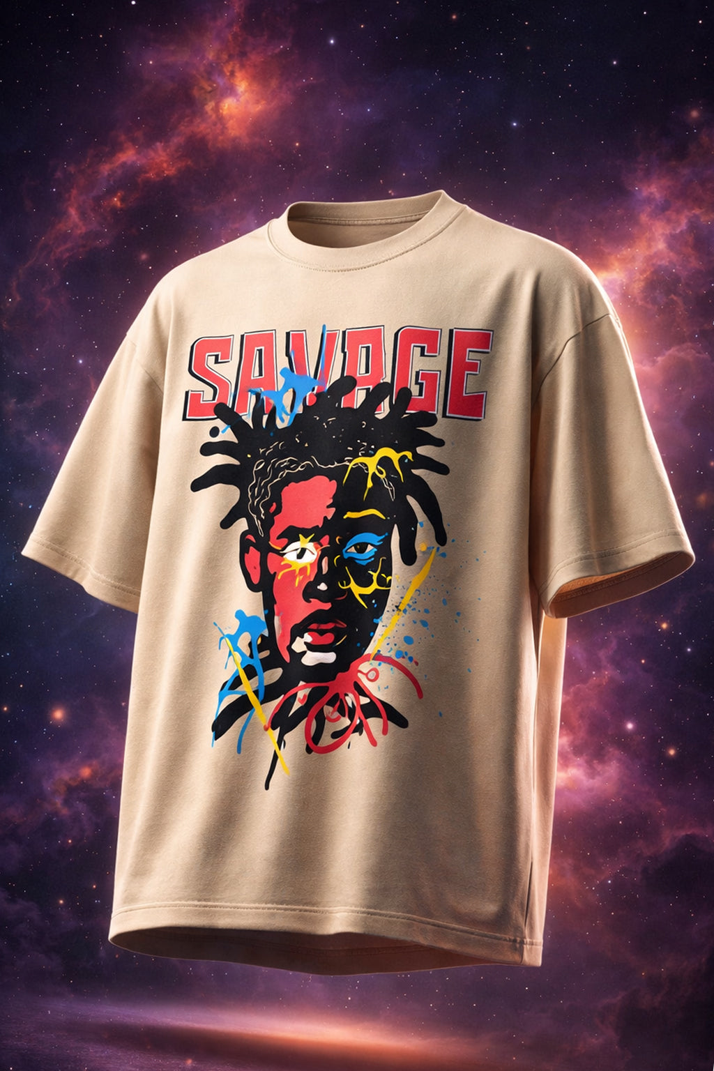 Savage Swanwhite Front Printed Exclusive T-shirt Supreme Edition