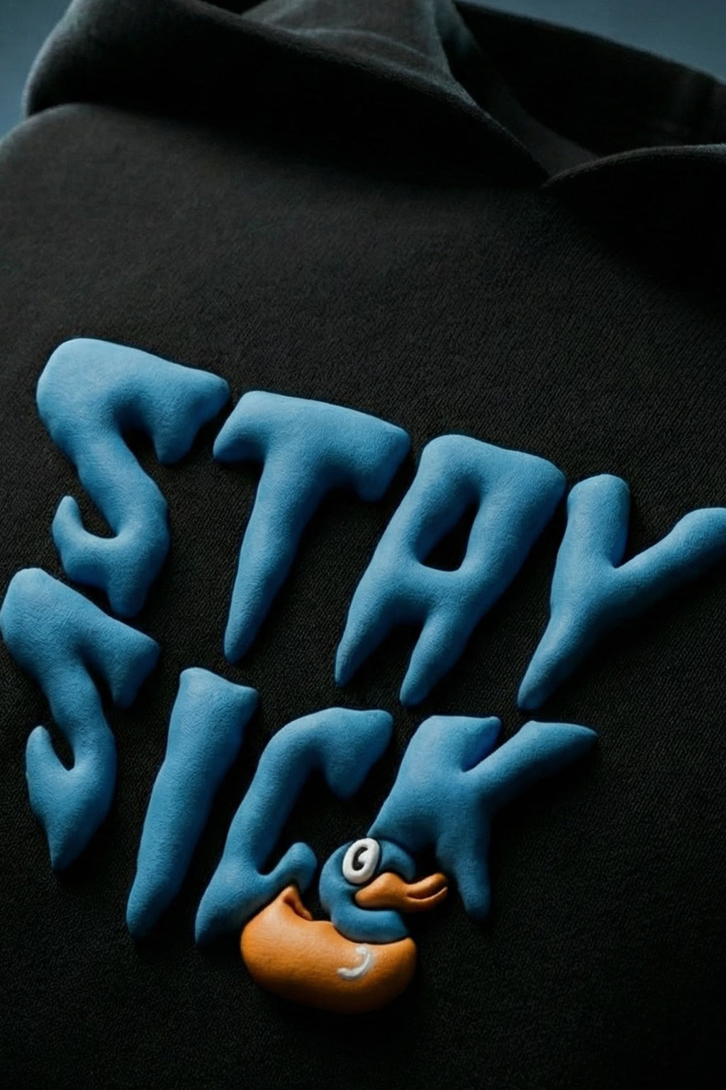 Hoops Black Oversized Printed Exclusive Hoodie