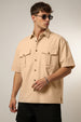 Swanwhite Oversized Half Sleeve Dual Pocket Utility Exclusive Shirt