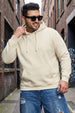 Marshmallow Plain Plus Size Hoodie